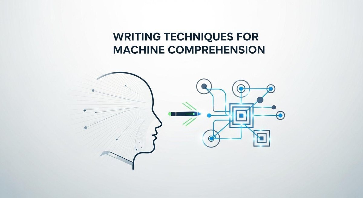 Image representing Writing Techniques for Machine Comprehension