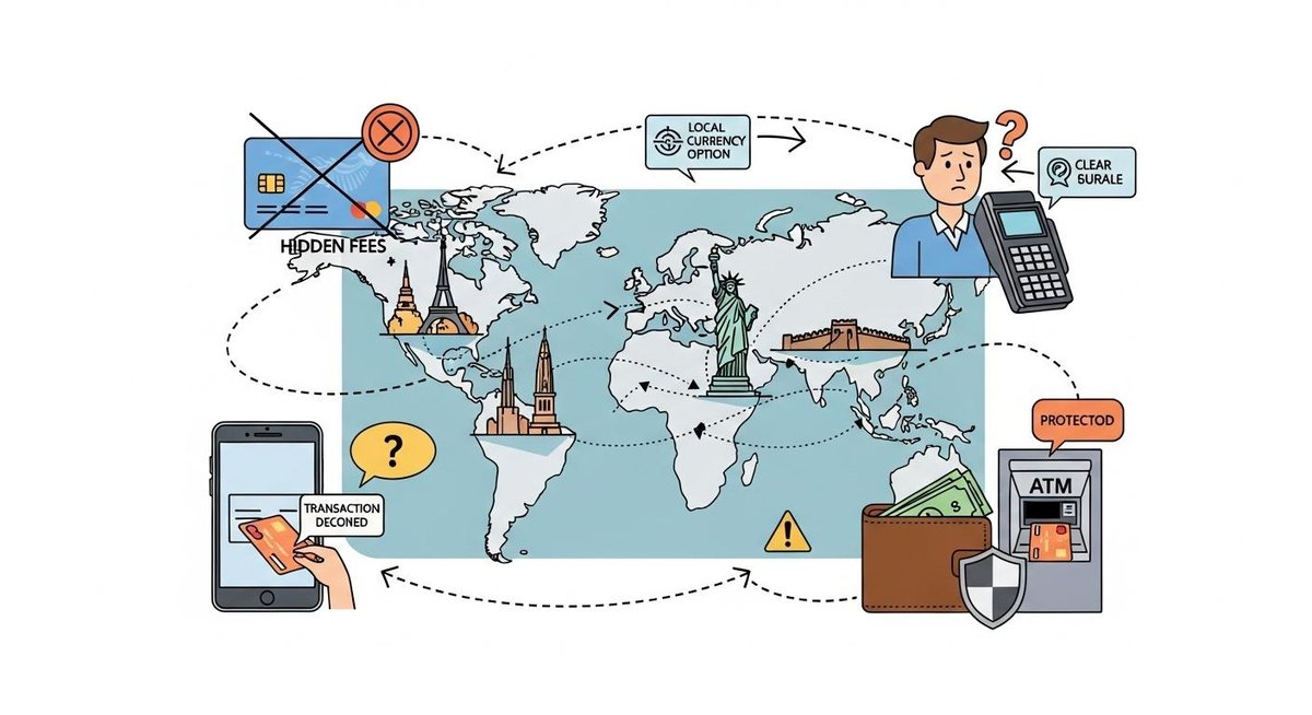 Image representing Avoiding Common Credit Card Mistakes While Abroad