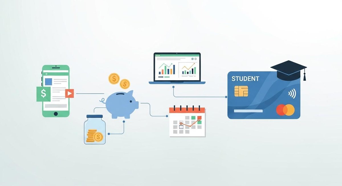Image representing Pairing Your Student Credit Card with Other Financial Tools