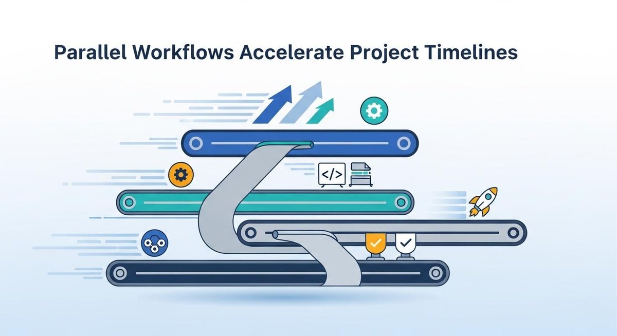Image representing Parallel Workflows Accelerate Project Timelines