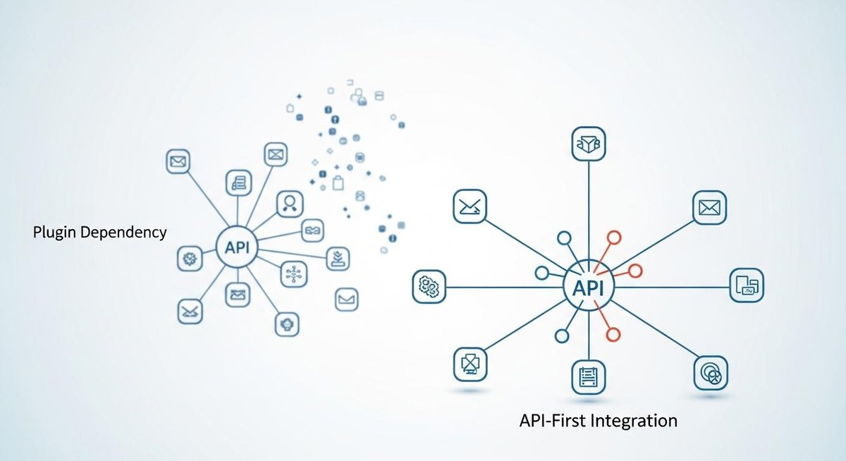 Image representing API-First Integration Eliminates Plugin Dependency