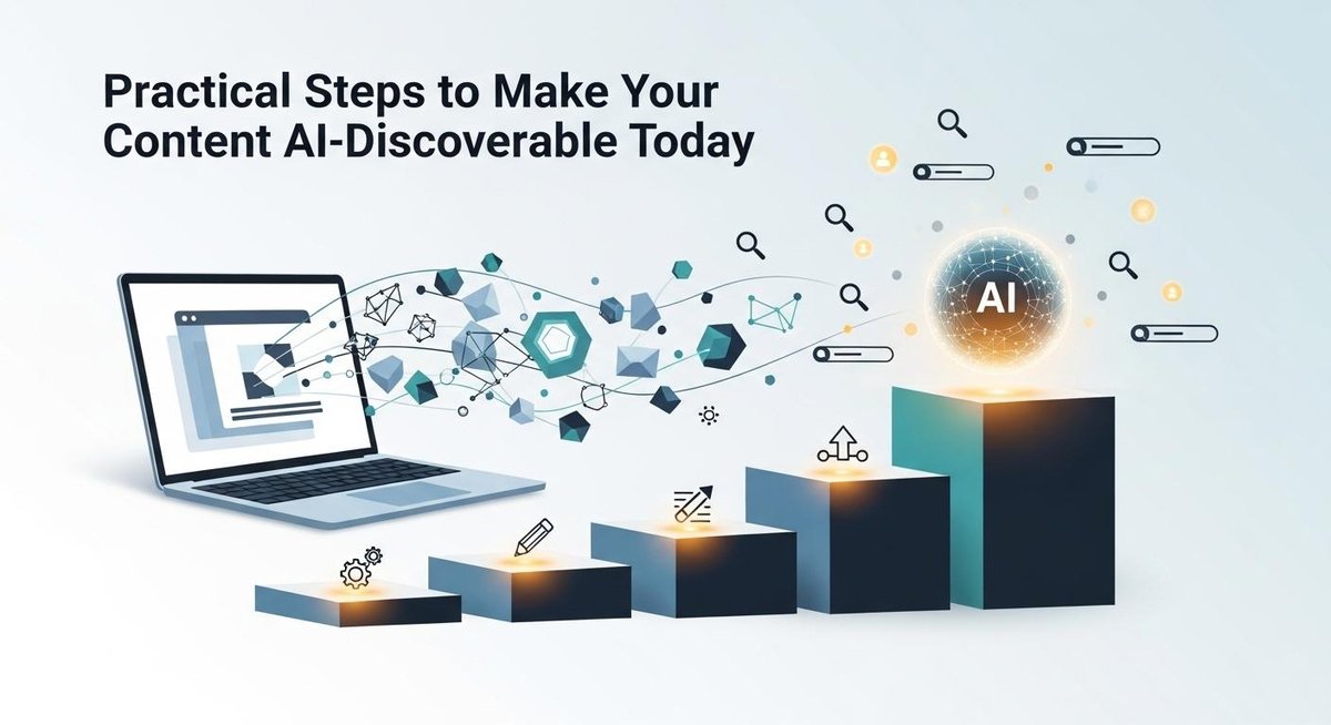 Image representing Practical Steps to Make Your Content AI-Discoverable Today