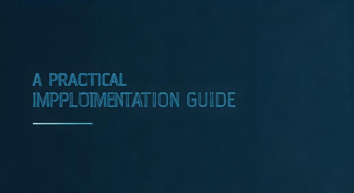 A hand points to a diagram on a screen, likely a workflow or system architecture, suggesting a practical guide to SaaS imp...