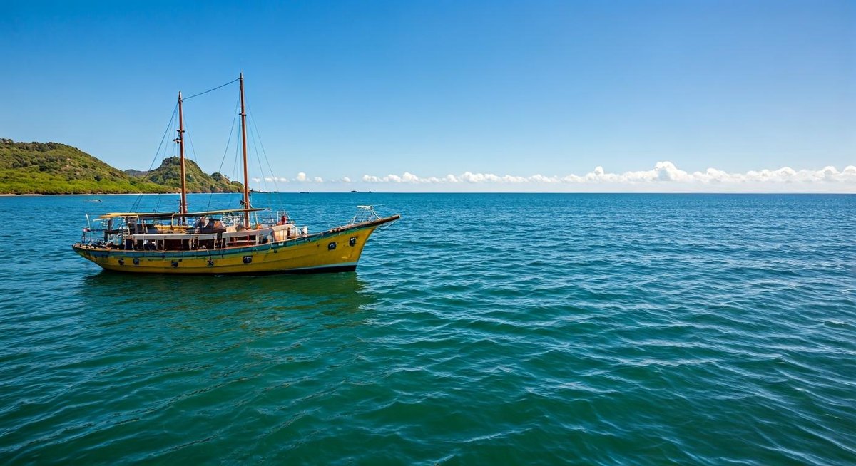 Lush rainforest canopy viewed from above, possibly Central or South America. Green hues dominate, suggesting biodiversity ...