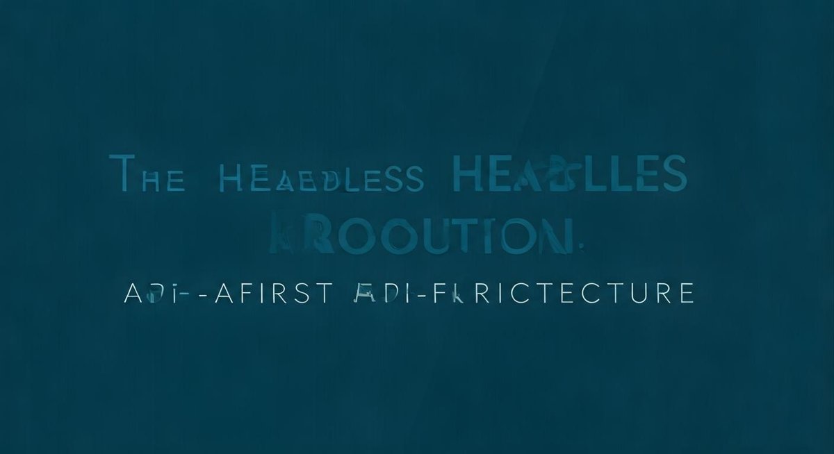 Abstract graphic depicting interconnected nodes and lines, symbolizing a flexible, API-driven software architecture. Moder...