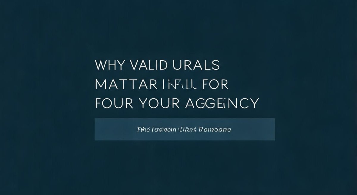 A laptop displays a website analytics dashboard with URL performance metrics. A hand points towards a highlighted section ...