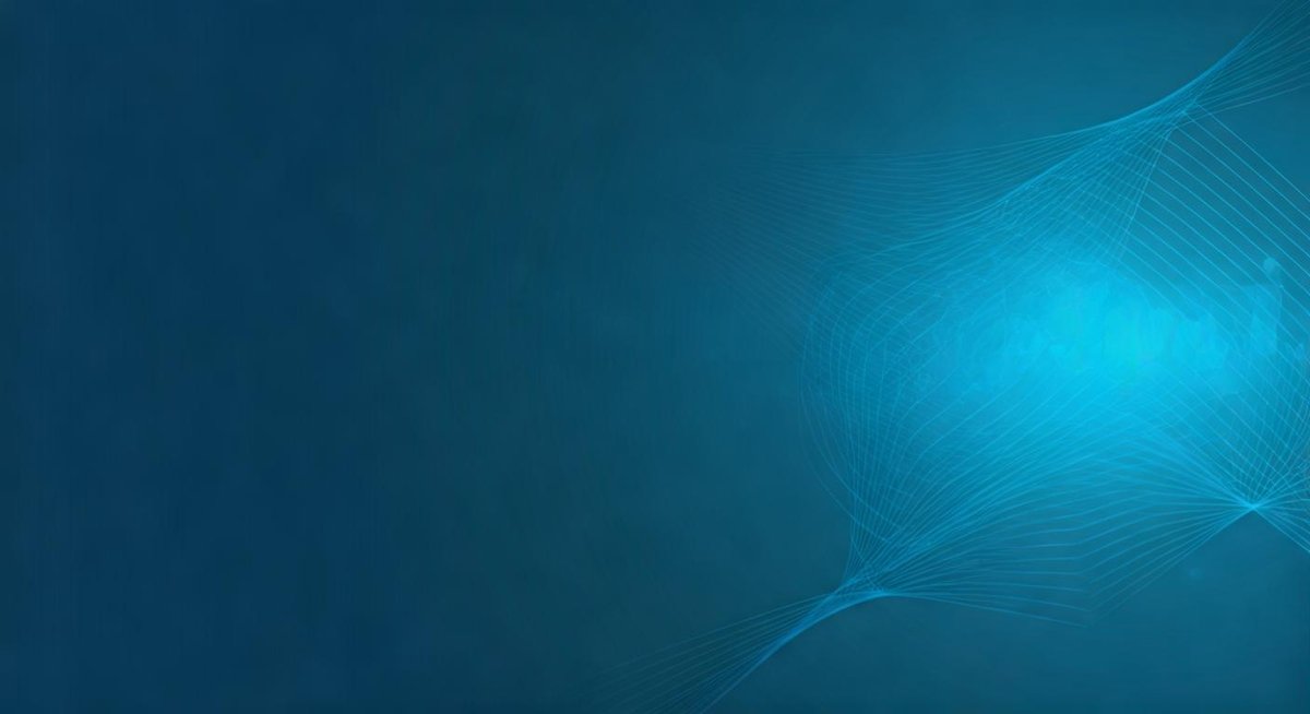 Abstract data visualization with interconnected nodes and lines, suggesting real-time data flow and agility in a complex s...