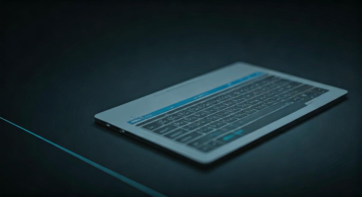 Abstract graphic depicting interconnected nodes and data streams, representing a robust AI prompting infrastructure. Moder...