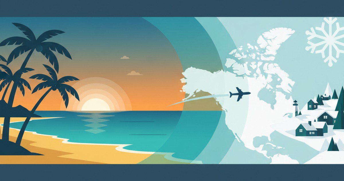 An airplane departing Halifax Stanfield Airport towards tropical top winter sun destinations.