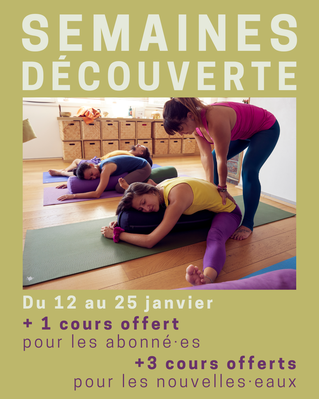 Semaines découverte Yama 12-25 janvier 2026