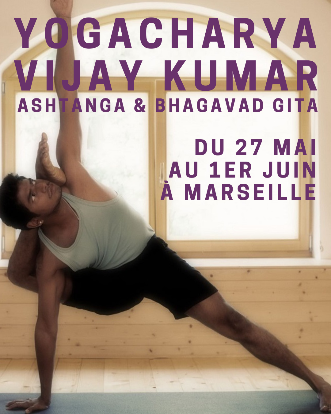 Workshop avec Yogacharya Vijay Kumar