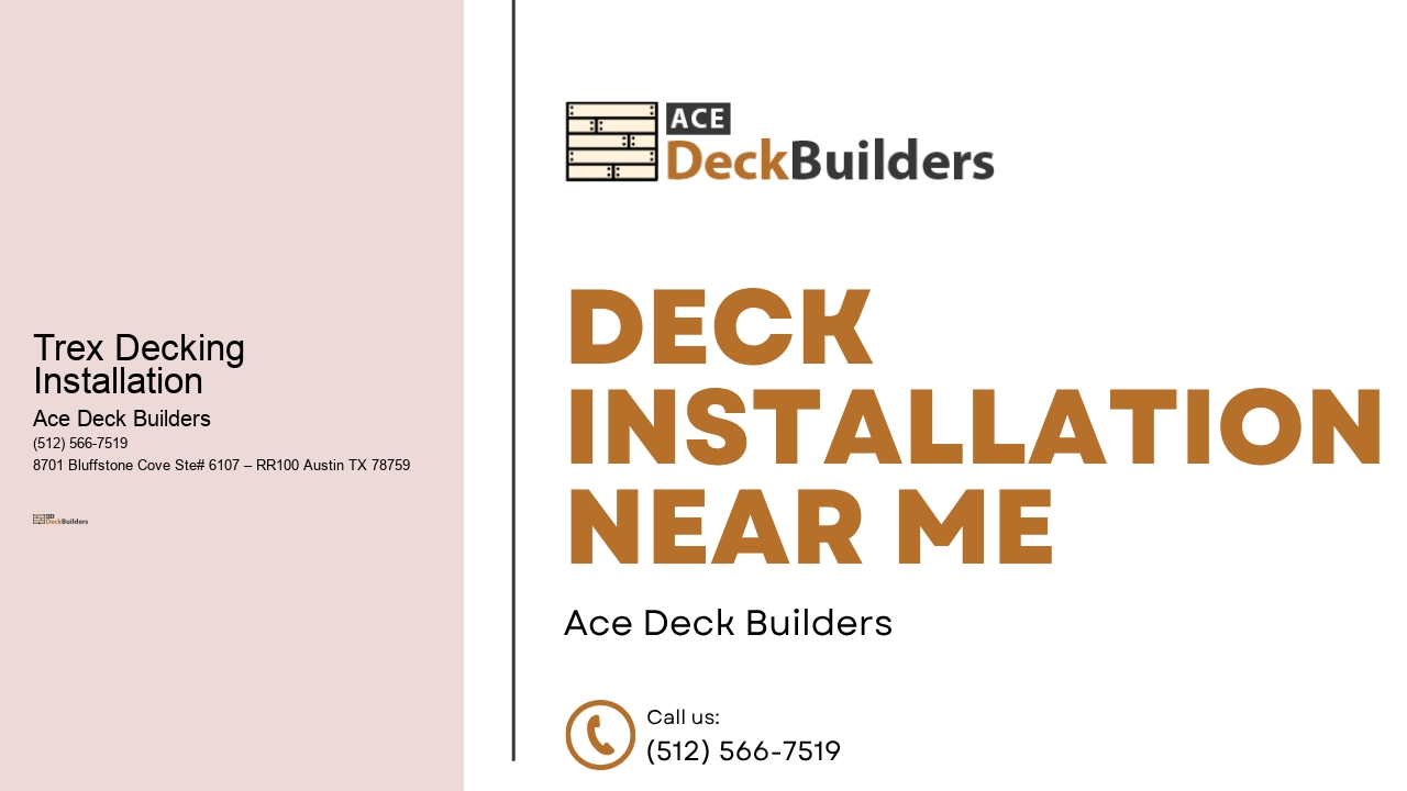 Trex Decking Installation