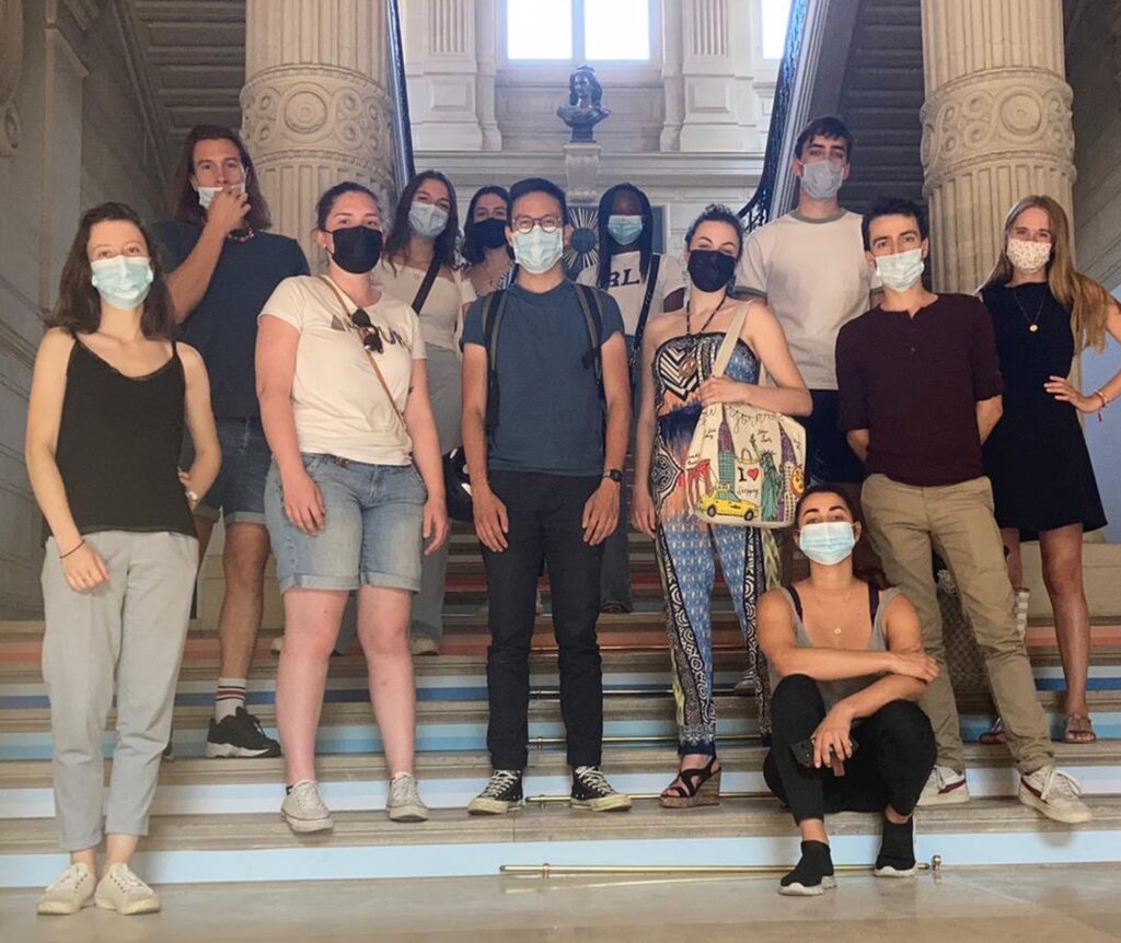 Visite de l'Académie du Climat par les organisations de jeunesse.