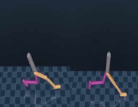 Transitions walker - behaviours
