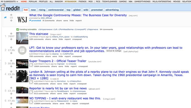 Reddit games the new Digg. Has 7 of its own posts on the front page.