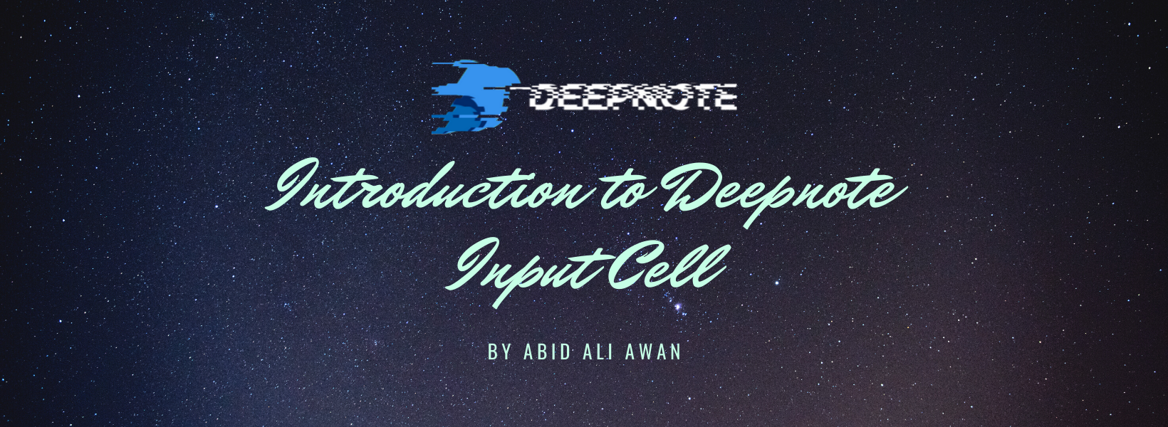 Introduction to Deepnote Input Cells – image
