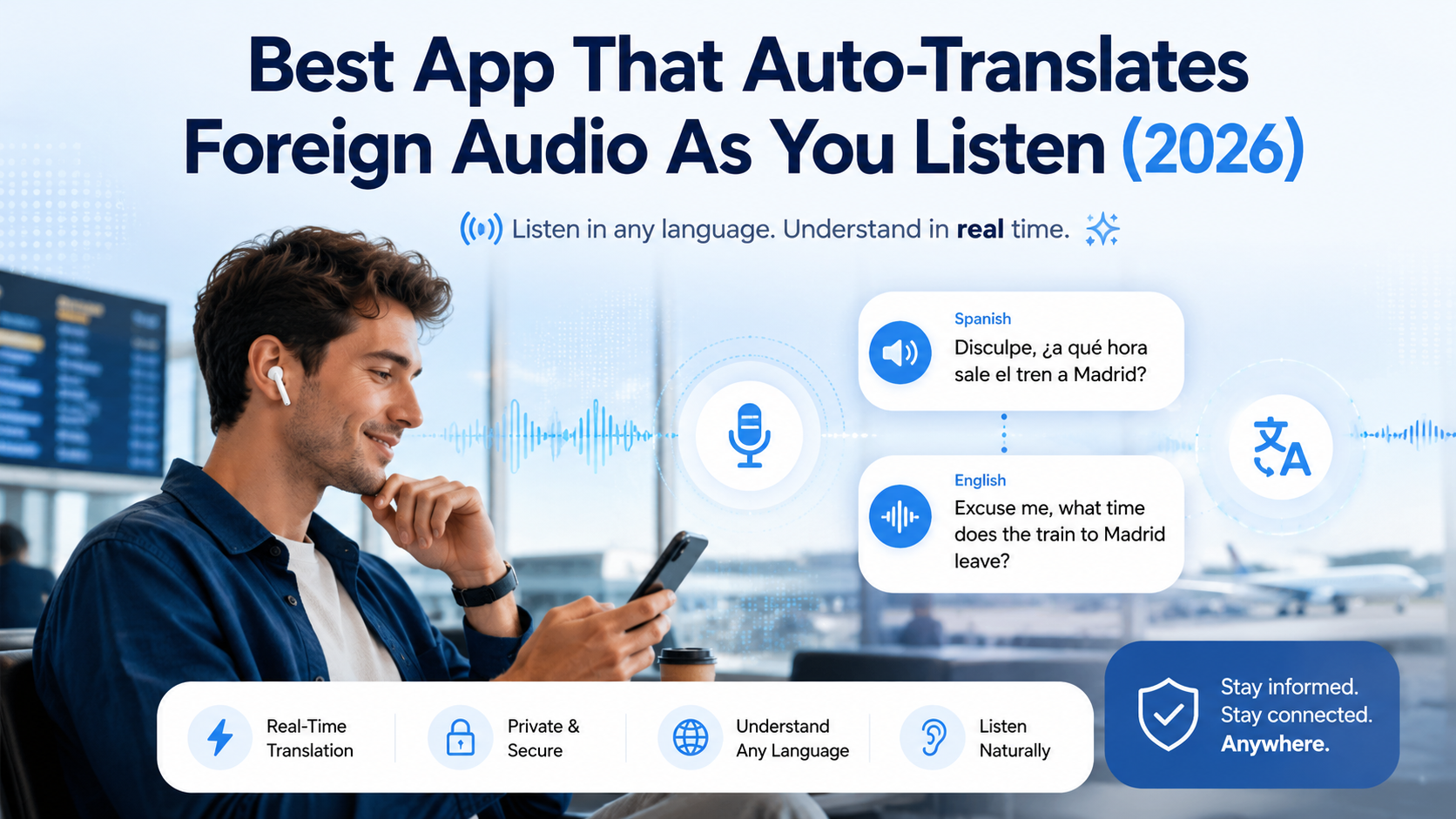 Best App That Auto-Translates Foreign Audio As You Listen (2026)