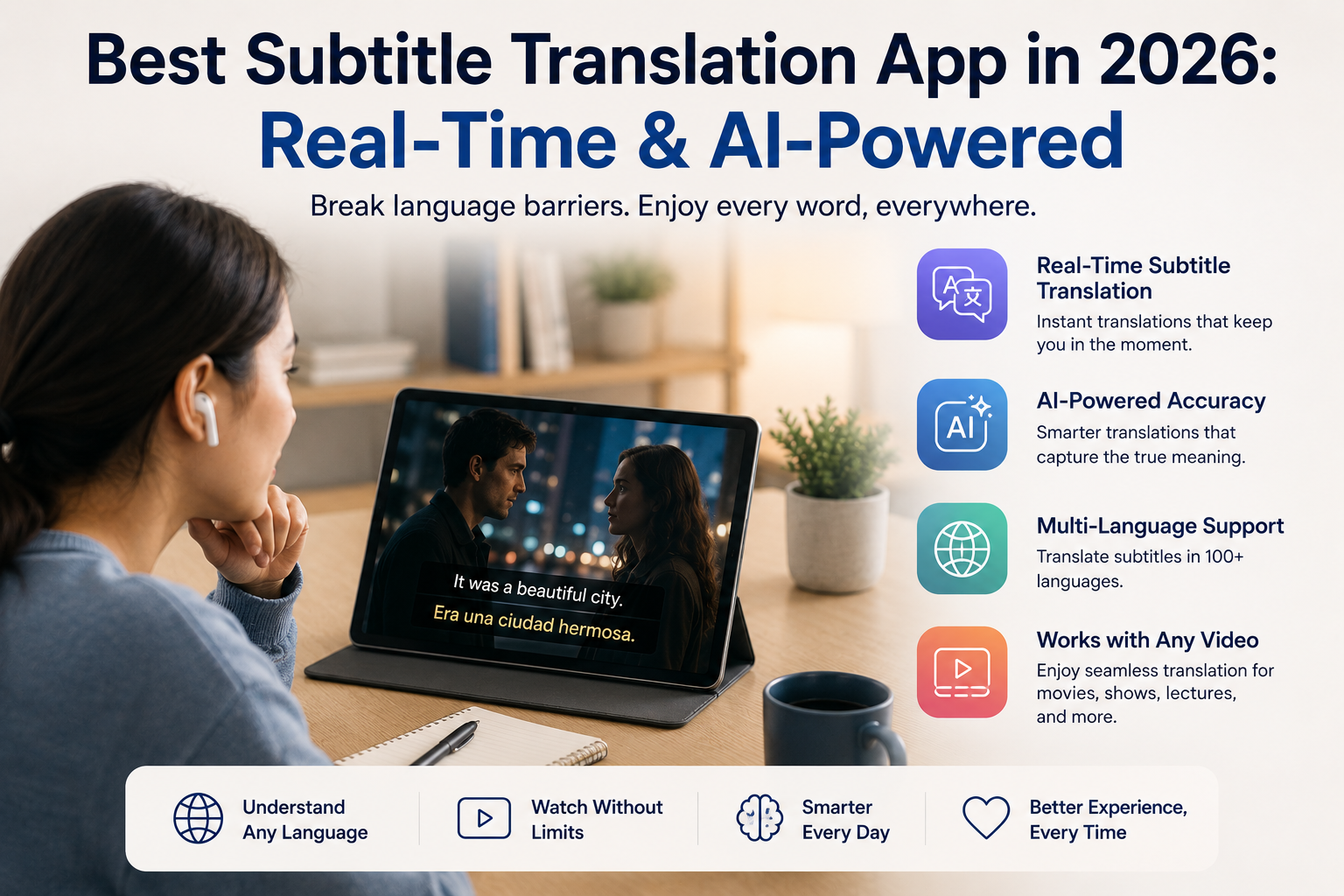 Best Subtitle Translation App in 2026: Real-Time and AI-Powered