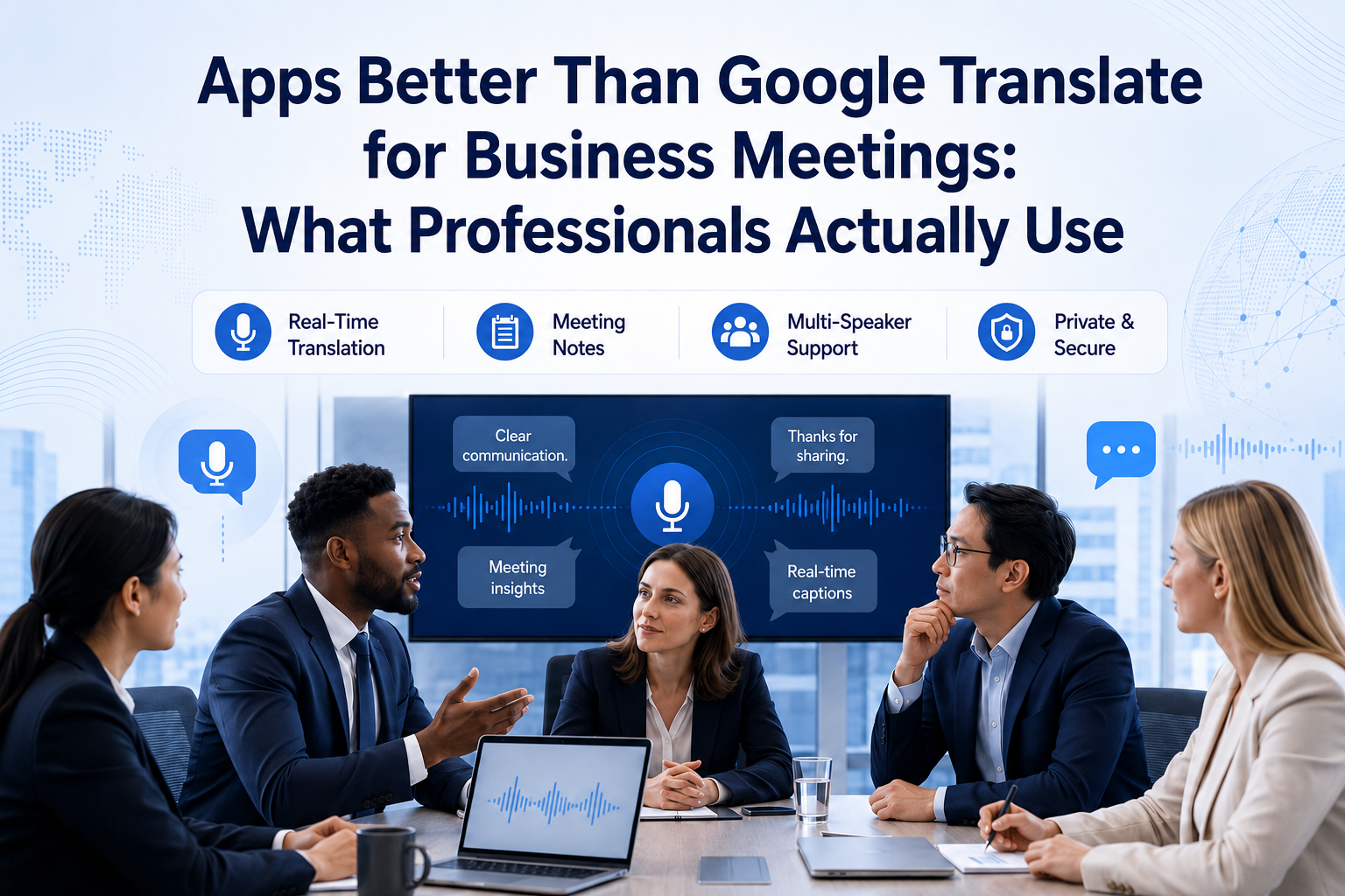 Apps Better Than Google Translate for Business Meetings: What Professionals Actually Use