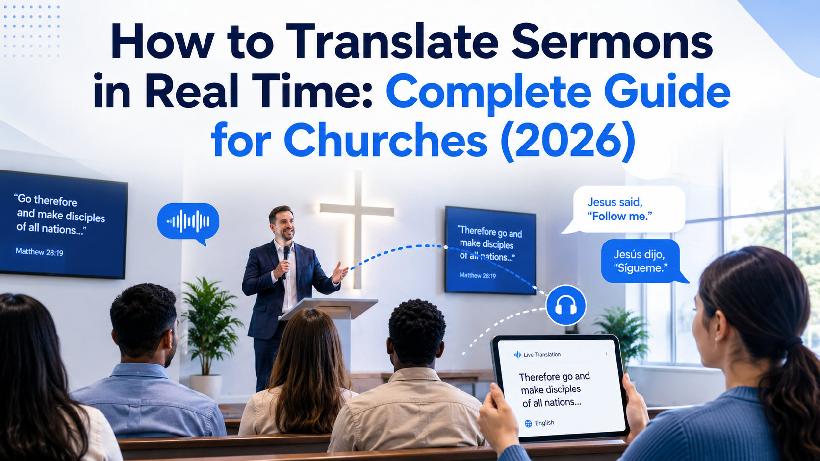 How to Translate Sermons in Real Time: Complete Guide for Churches (2026)