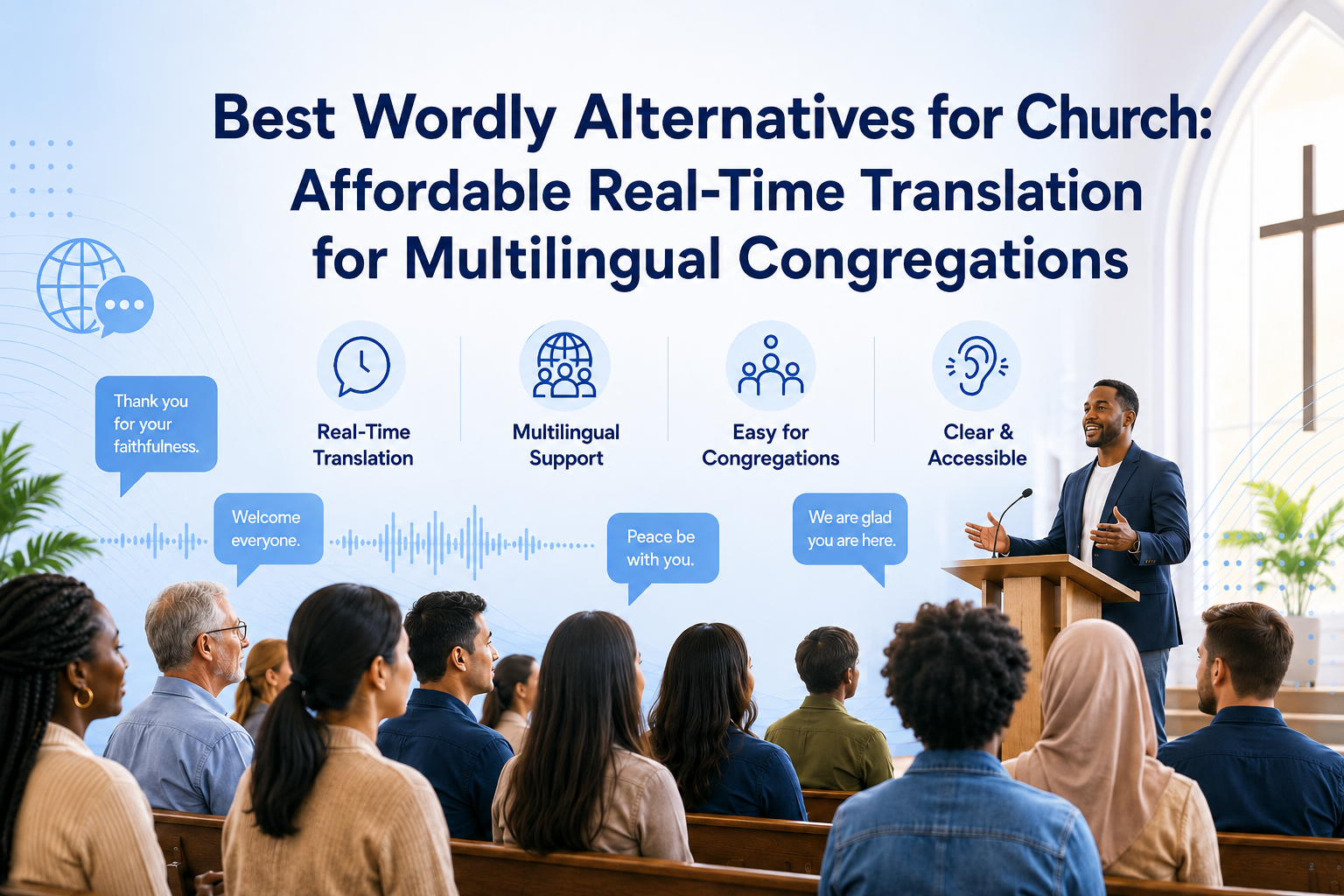 Best Wordly Alternatives for Church: Affordable Real-Time Translation for Multilingual Congregations
