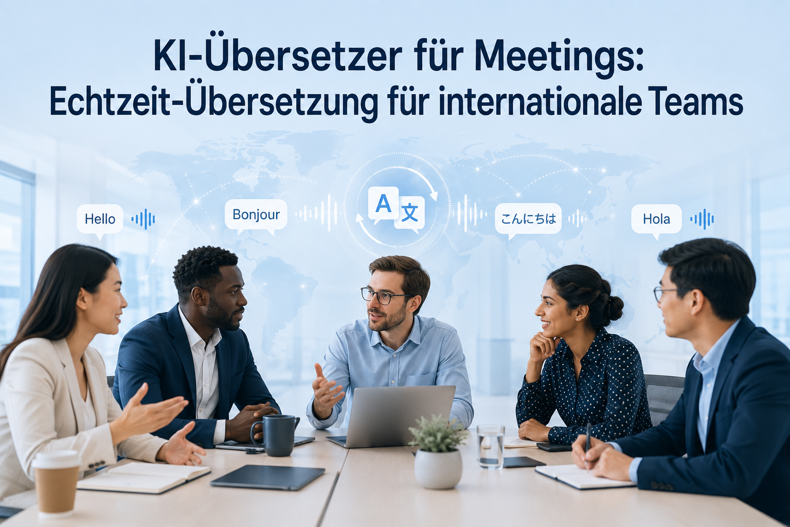 KI-Übersetzer für Meetings: Echtzeit-Übersetzung für internationale Teams