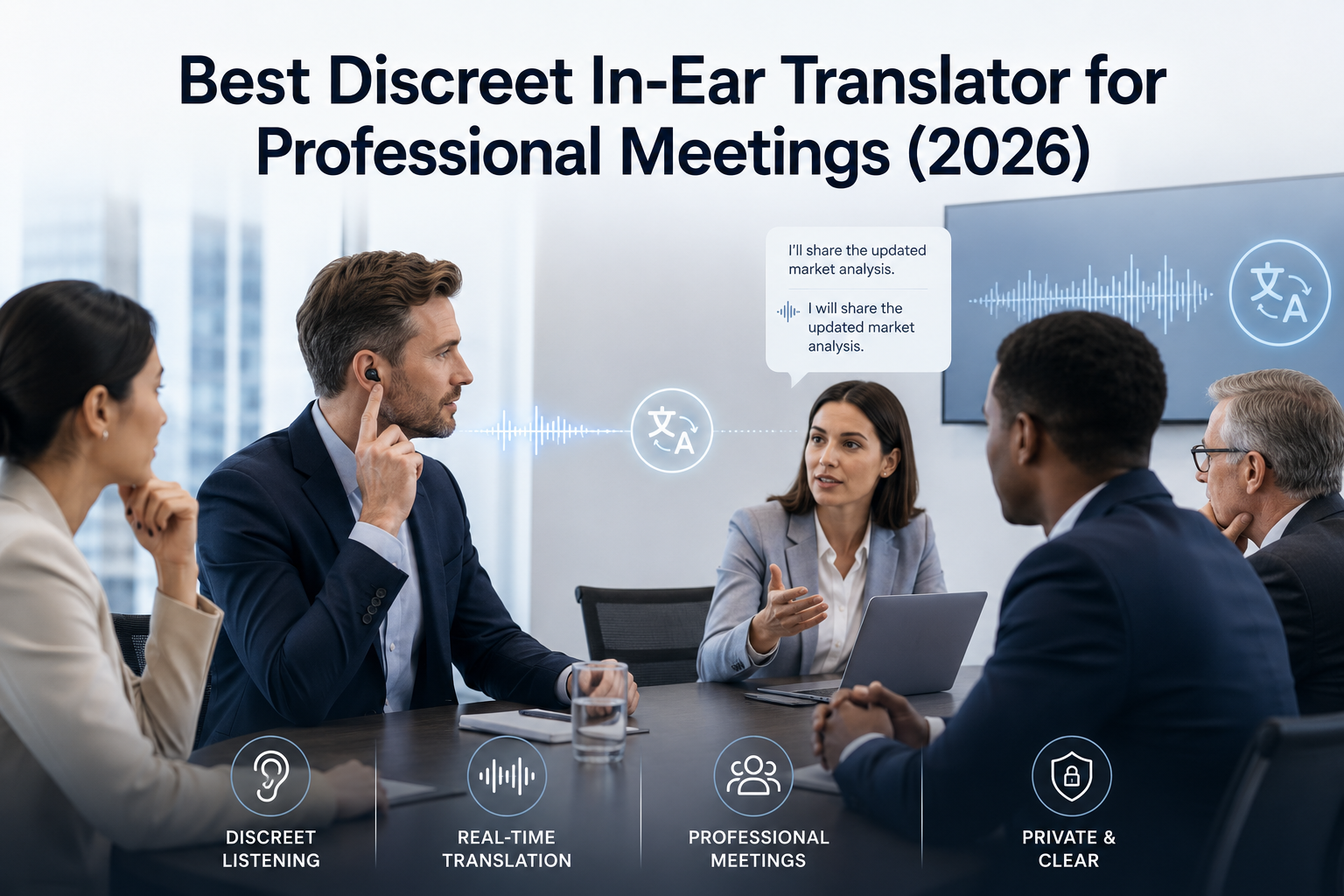 Best Discreet In-Ear Translator for Professional Meetings (2026)