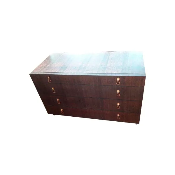 City chest of drawers with 4 drawers in oak wood, Cantori