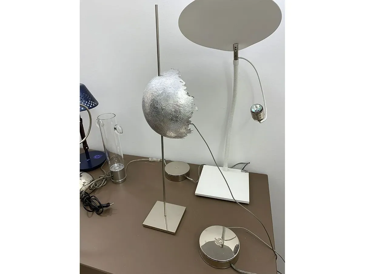 PostKrisi table lamp (silver), Catellani & Smith 3
