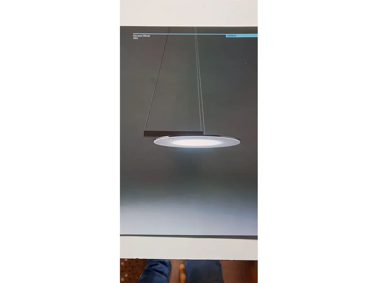 Lampada a sospensione Diskos di Giovanni Offredi, Sirrah 4