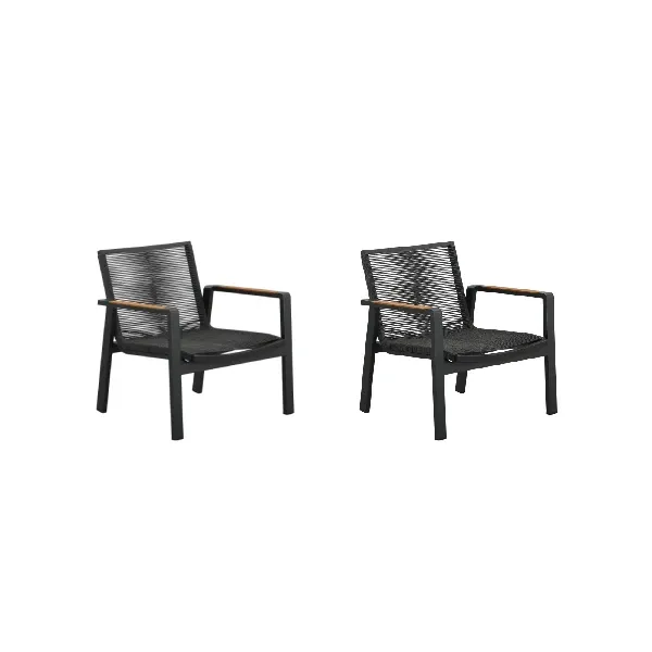 Set of 2 Nofi 3.0 armchairs in painted aluminium, Higold image