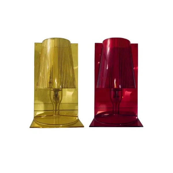 Set of 2 colored Take lamps by Ferruccio Laviani, Kartell image