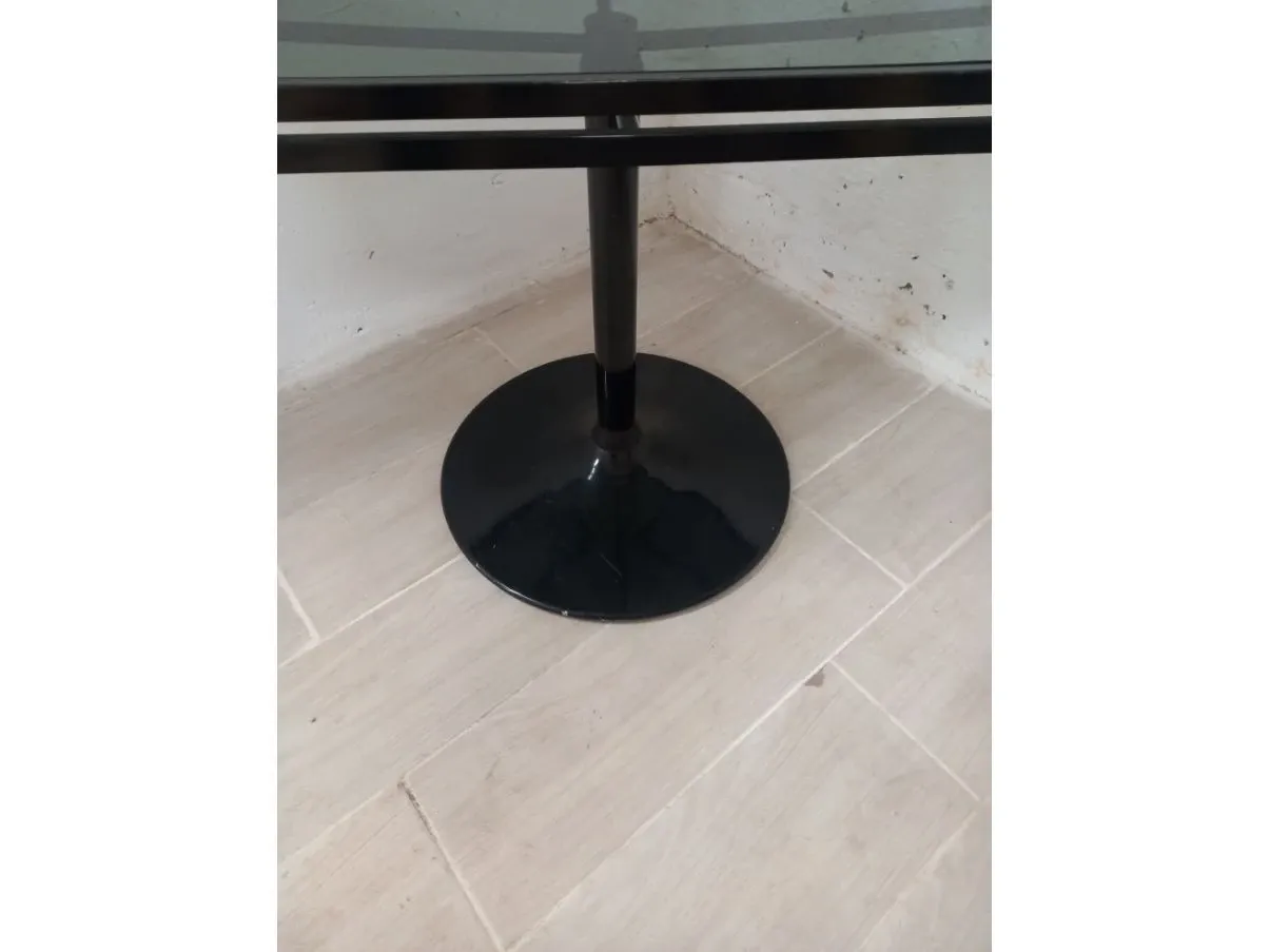 Tavolino rettangolare con piano in vetro, Allegri Parma  7
