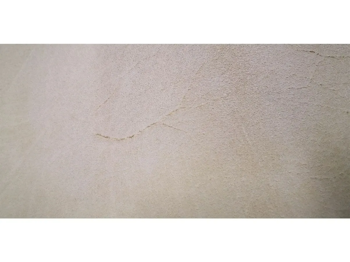 XS Sable' pouf in suede leather (beige), Ivano Redaelli 1