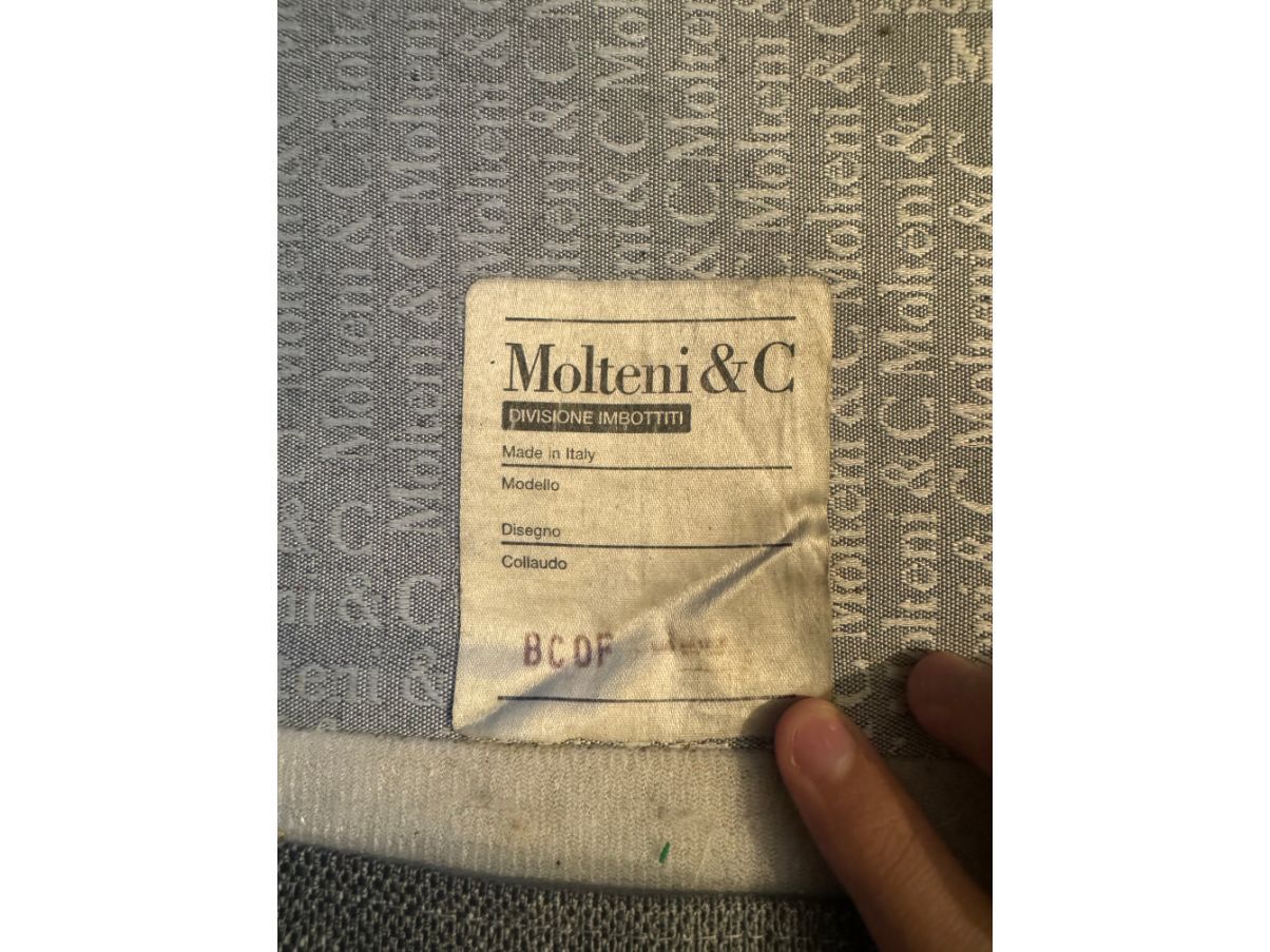 Divano angolare 5 posti rivestito in tessuto (grigio), Molteni&C Brand
