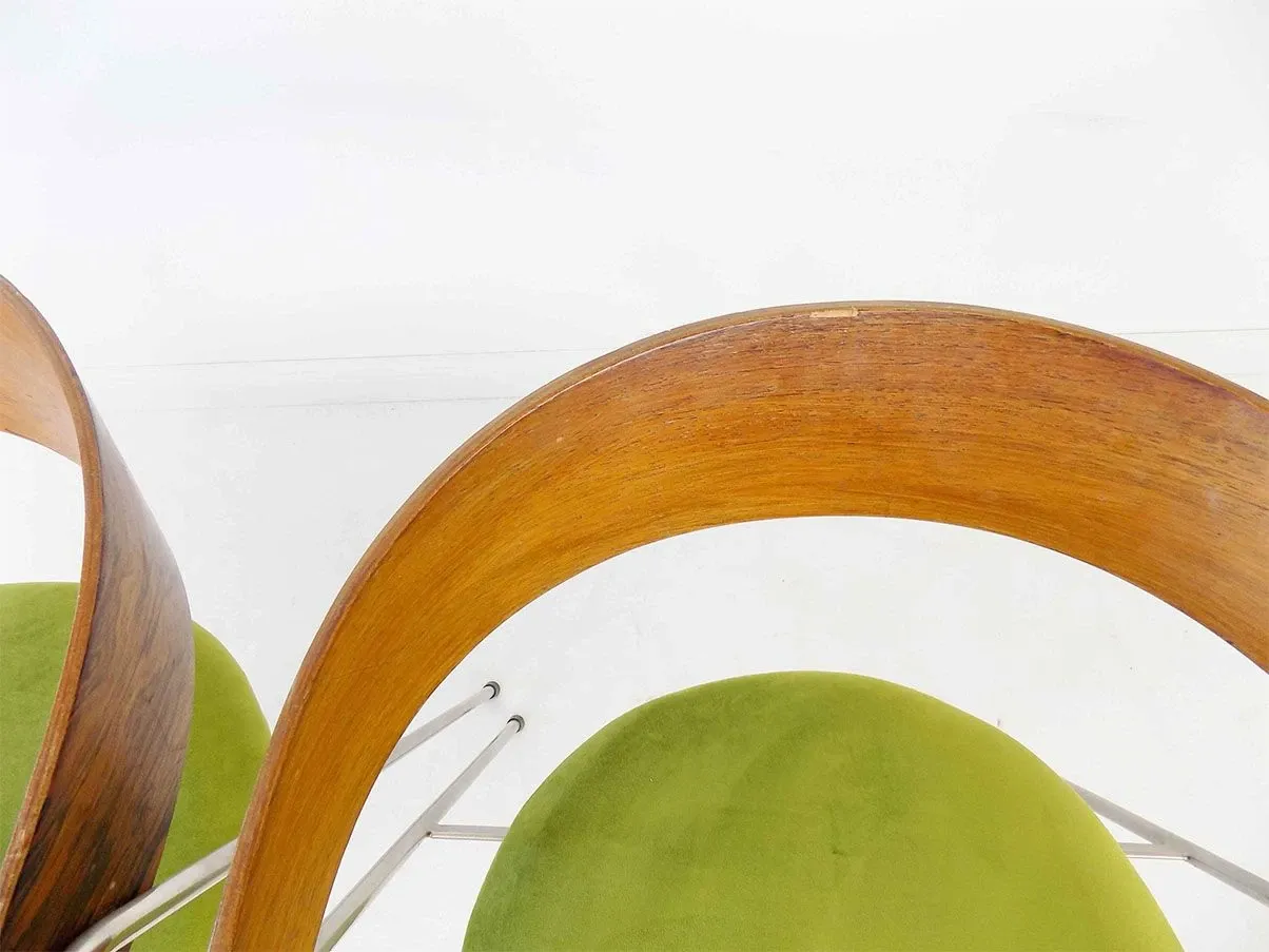 Set of 2 702/2 chairs by Roland Rainer 10
