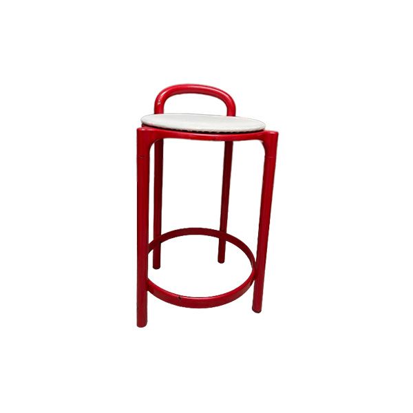 Polo vintage red stool (1970s), Kartell image