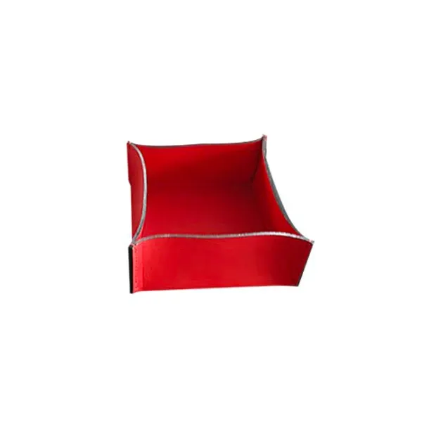 Tray type 4 small in leather (red), Poltrona Frau image