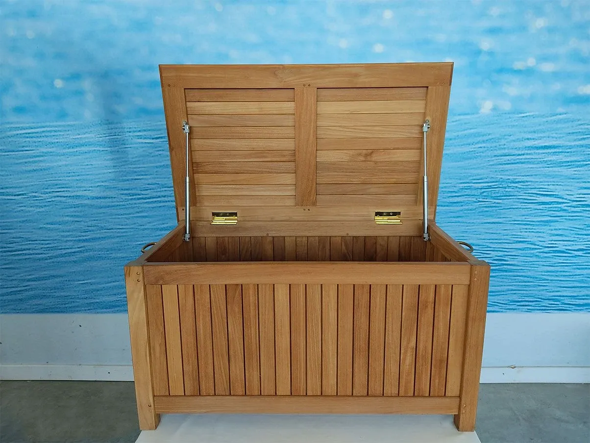 Milton container trunk in teak wood, Unopiù 4