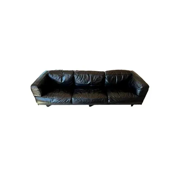 3 seater leather sofa (black), Poltrona Frau image