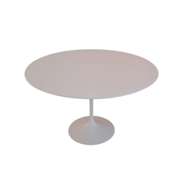 Tavolo da pranzo rotondo Tulip bianco di Eero Saarinen, Knoll image