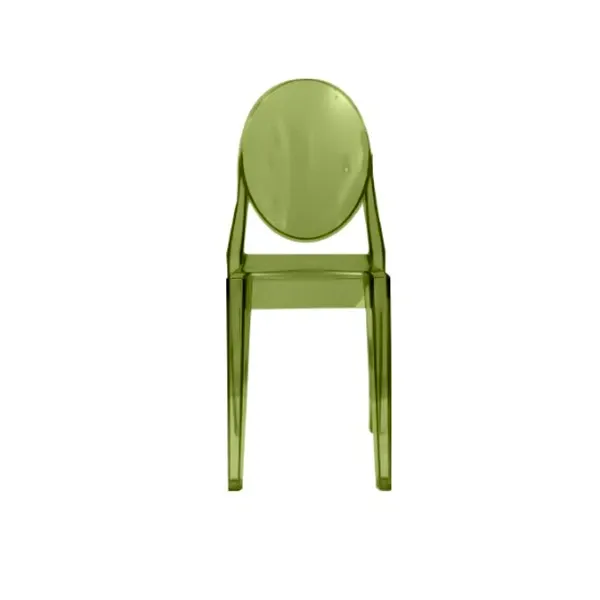 Victoria Ghost chair in polycarbonate (green), Kartell image