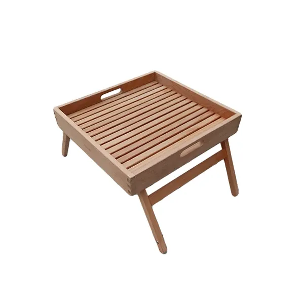 Morris folding tray-table in teak wood, Unopiù image