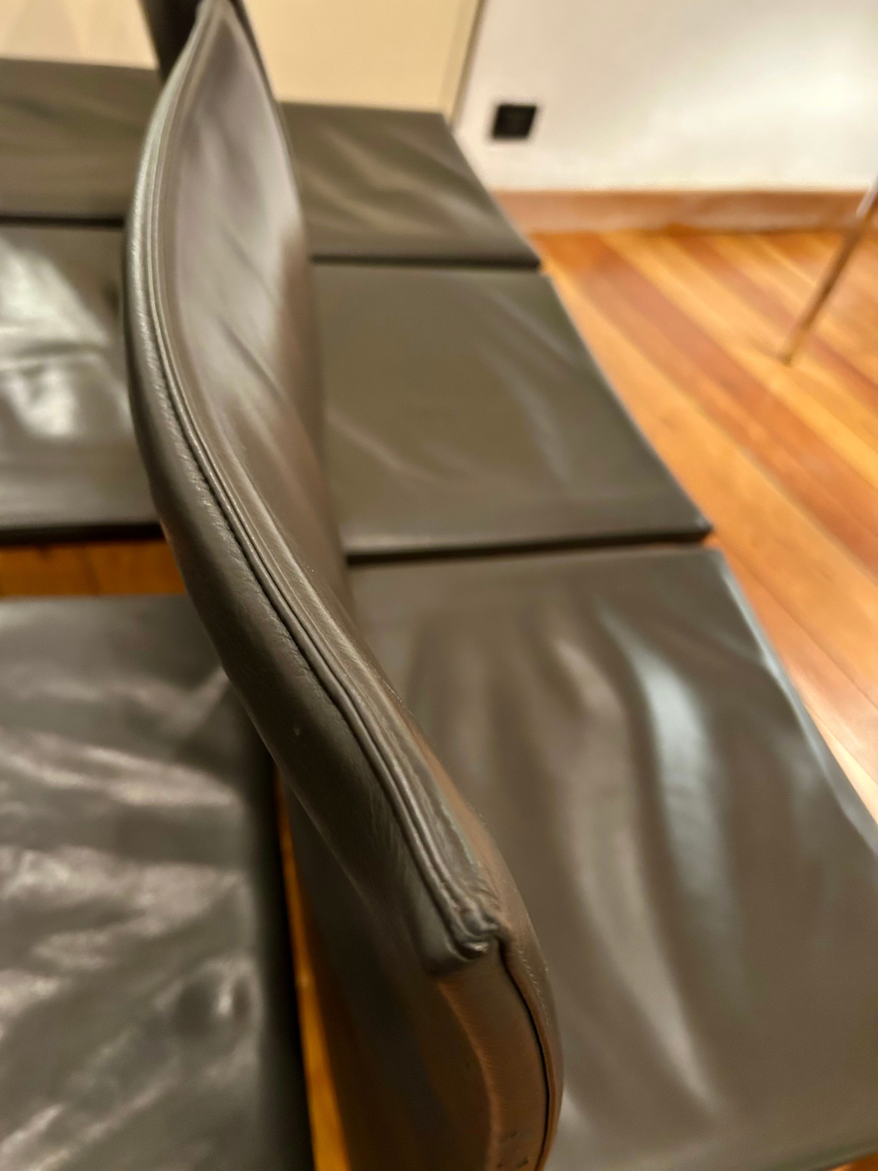 6er Set Polsterstühle aus Leder Lia von Roberto Barbieri Side