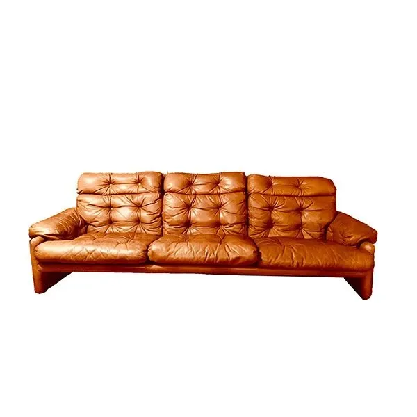 Coronado 3-seater sofa in leather, C&amp;B Italia image