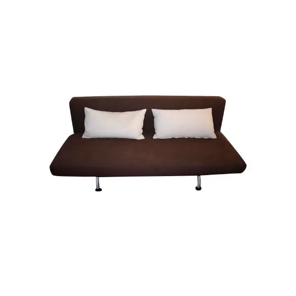 Sliding sofa bed in fabric (brown), Tacchini image