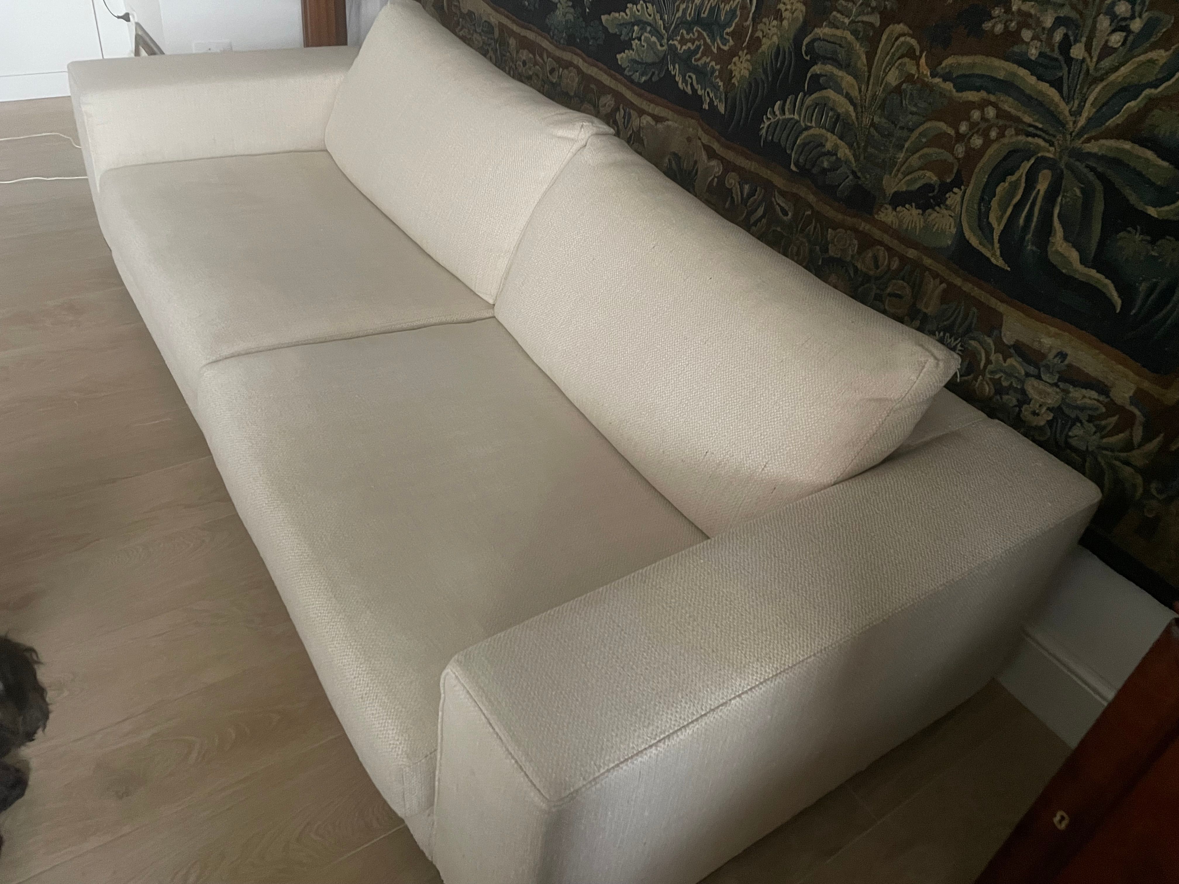 Hamilton 3-Sitzer Sofa Set mit 2 Hockern aus Stoff von Rodolfo Dordoni Defects