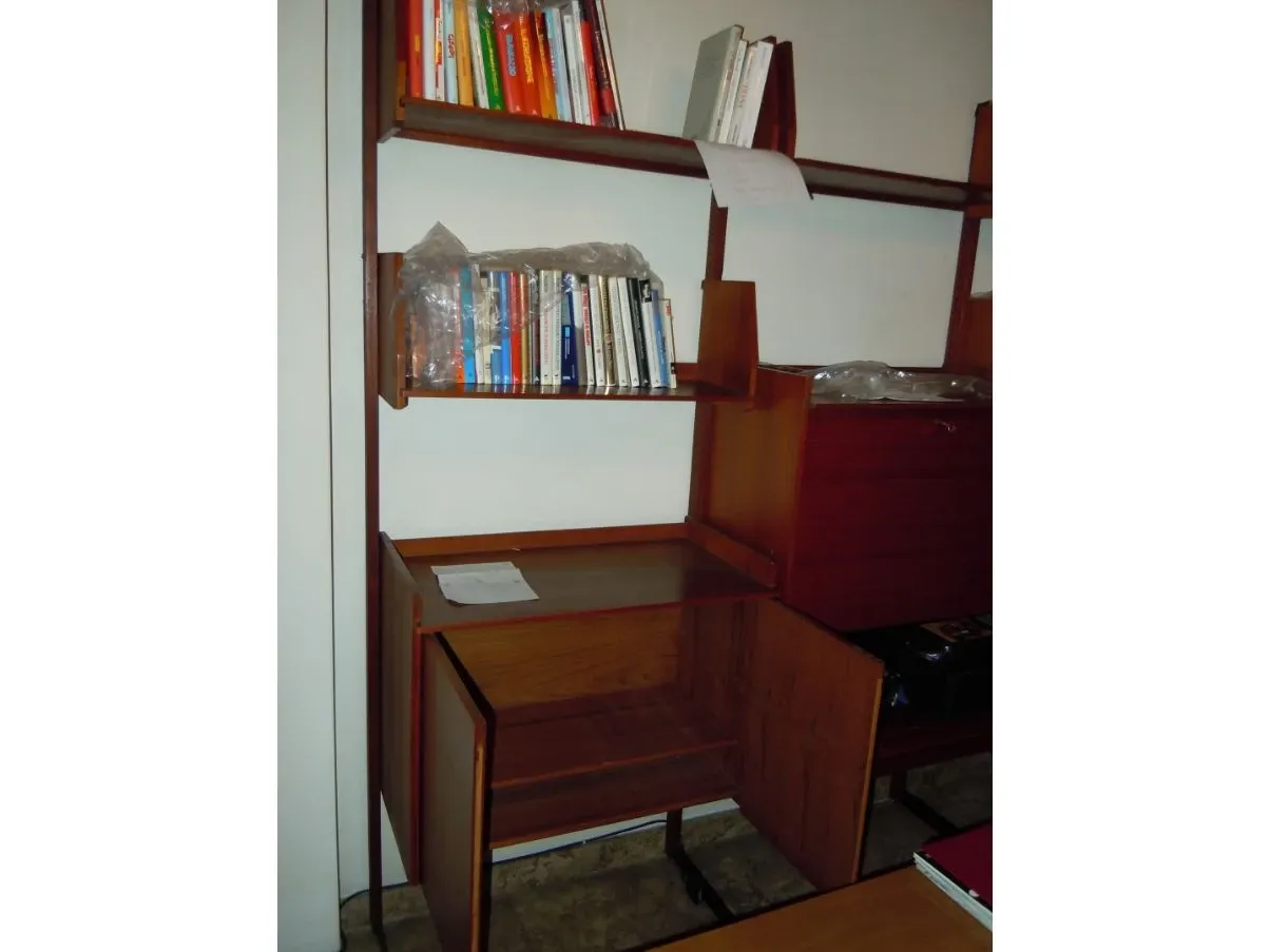 Libreria in teak vintage (anni'60) 6