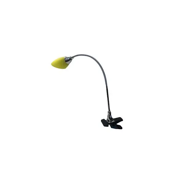 Poli pò L1 table lamp with clamp (yellow), De Majo image