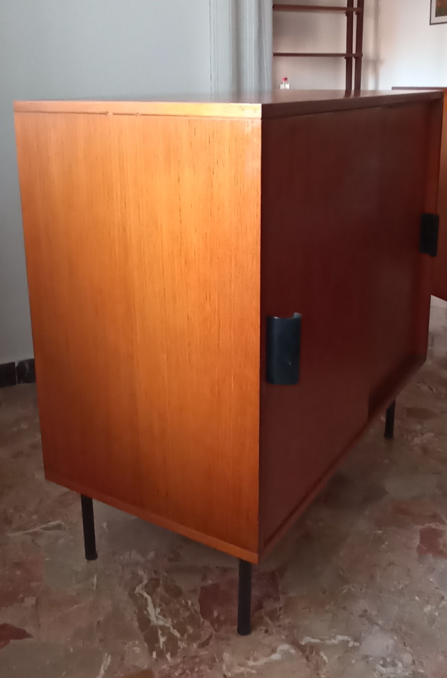 Madia in legno di Leonardo Fiori (anni '50) Side